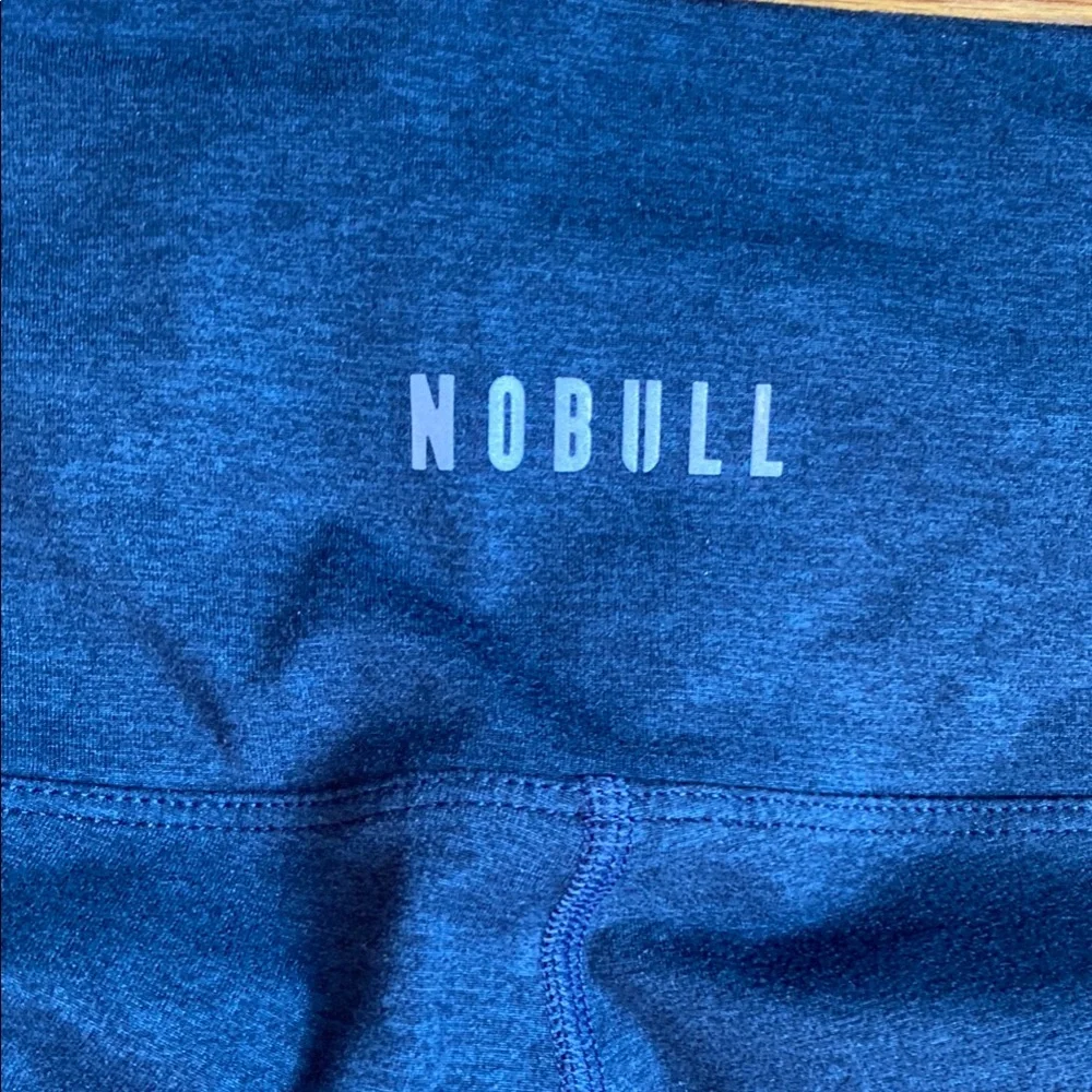 NOBULL High Rise Crop Heathered Midnight Matte XS - Picture 4 of 6